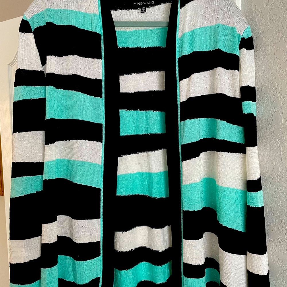 Women plus size Ming Wang 2X knit jacket